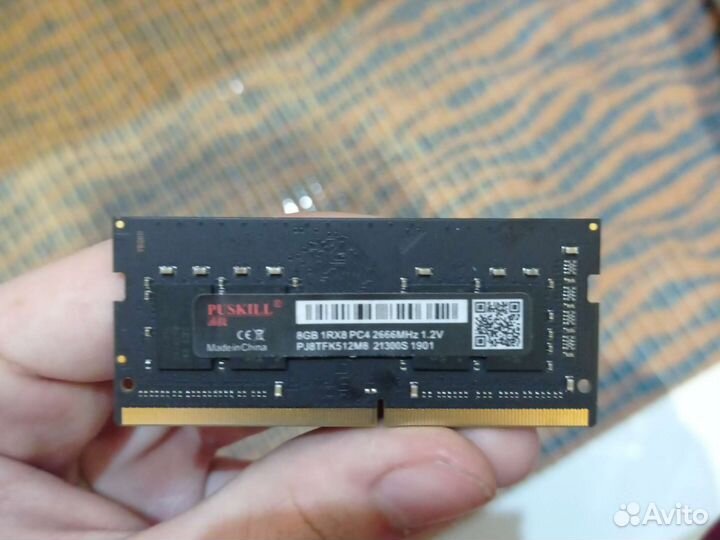 Оперативная память для ноутбука ddr4 8gb