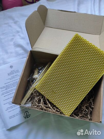 Набор для создания свечей из вощины