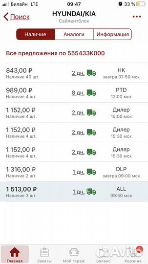 Сайлентблок рычага заднего продольного