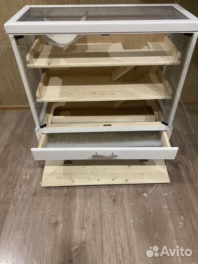 Клетка витрина для хомяка, свинок и тд