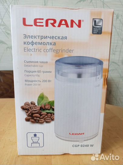 Электрическая кофемолка leran CGP 0240 W