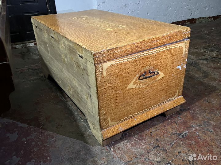 Сундук деревянный старинный огромный 502,5 литра
