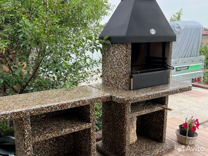 Мангальная зона барбекю