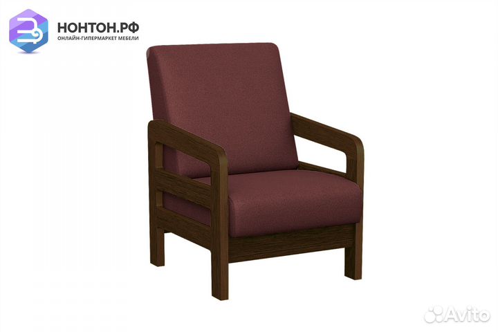 Кресло Вега-34 бордовое