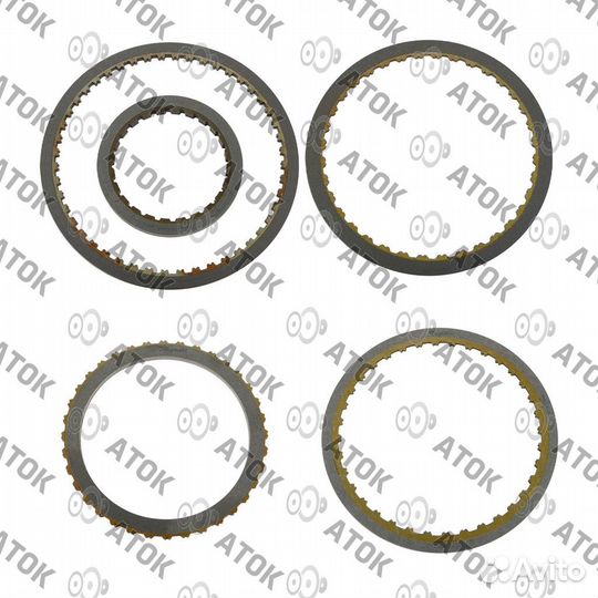 RCP96-327 комплект фрикционных дисков 6F50/6F55/6T70/6T75/6T80 GEN.2 C 2013г
