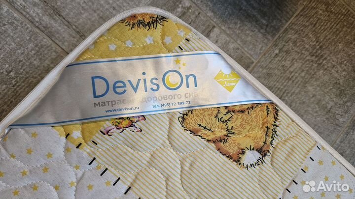 Двухсторонний детский матрас devison 80130