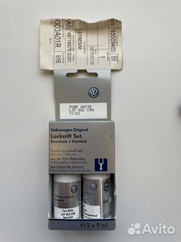 Набор для подкраски сколов pure white lst0u2c9a купить в Москве | Авито