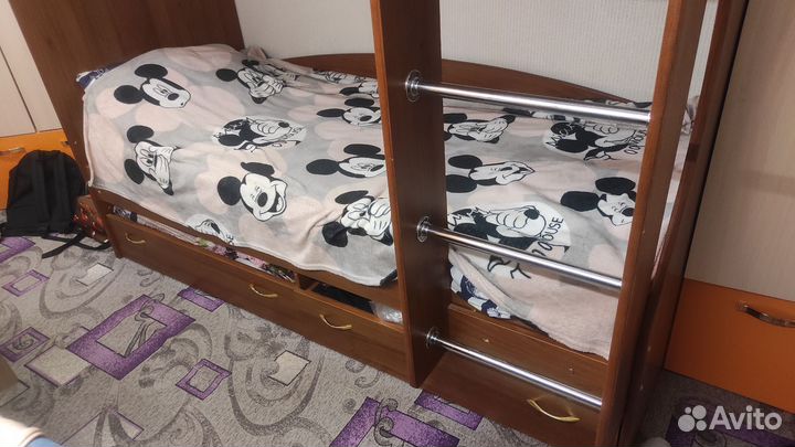 Двухъярусная кровать бу