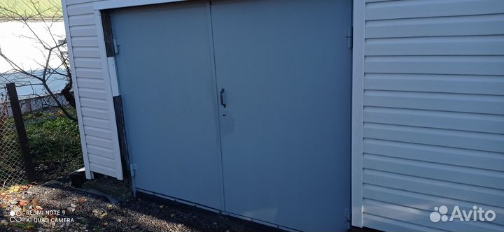 Ворота гаражные металлические бу