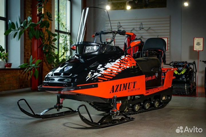 Миниснегоход Бурлак Азимут Limited 20 лс склиз