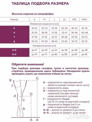 Компрессионные колготки 1 класс