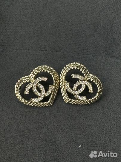 Серьги Chanel оригинал