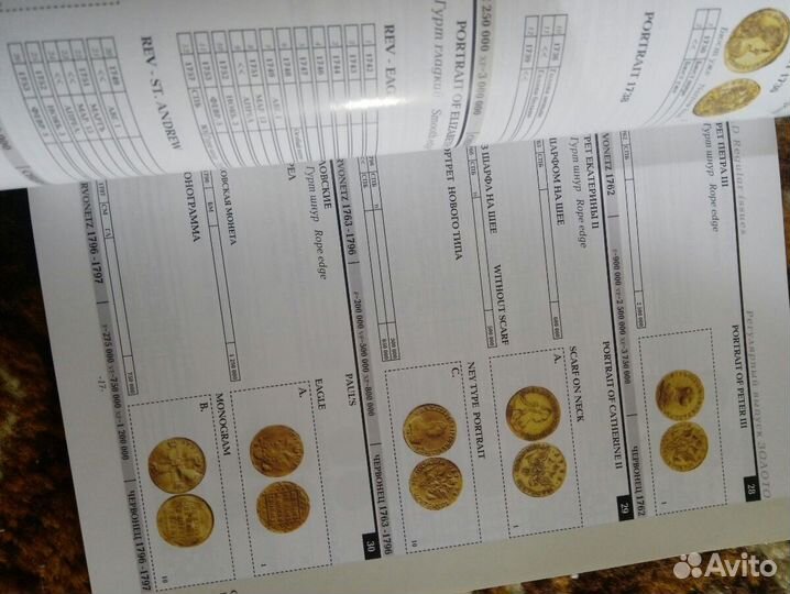 Каталог - Монеты России 1700-1917 Большой, новый