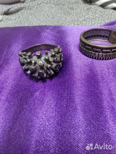 Кольца из серебра 925 пробы за все
