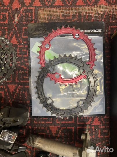 Race face, shimano, sram, maxxis