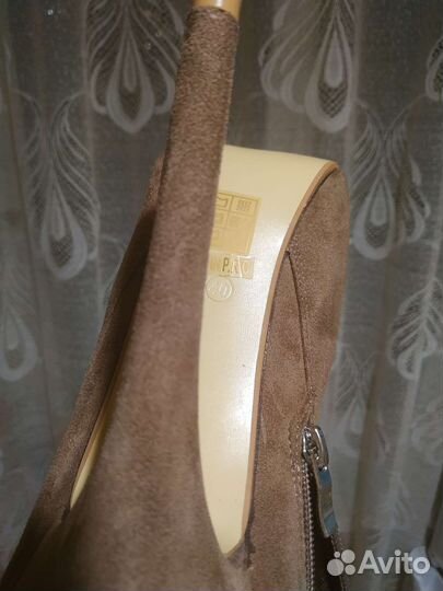 Ботильоны новые, замша