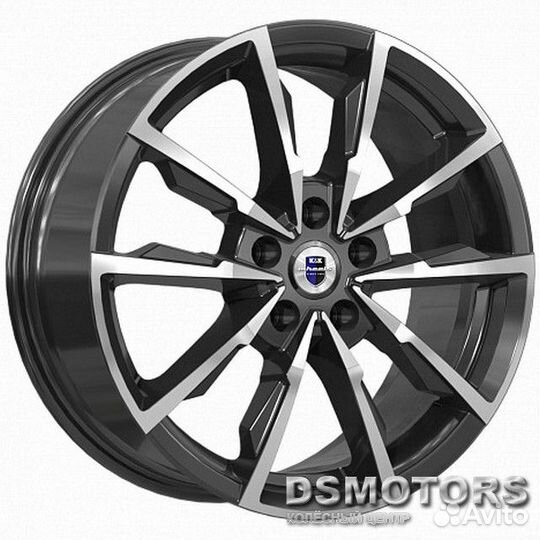 Диски Меренге 7.5/17 5x108 ET35 d67.1 алмаз чёрный