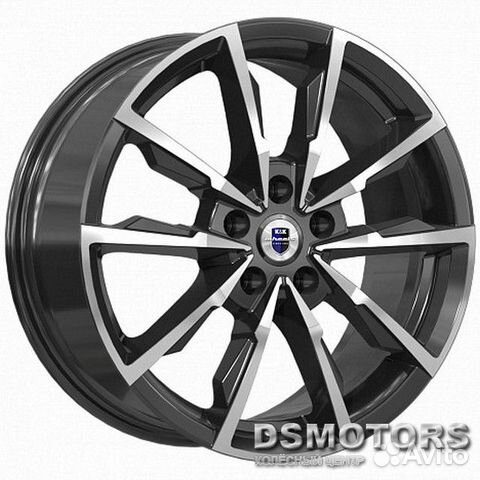 Диски Меренге 7.5/17 5x108 ET35 d67.1 алмаз чёрный