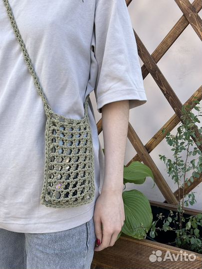 Вязанная сумка