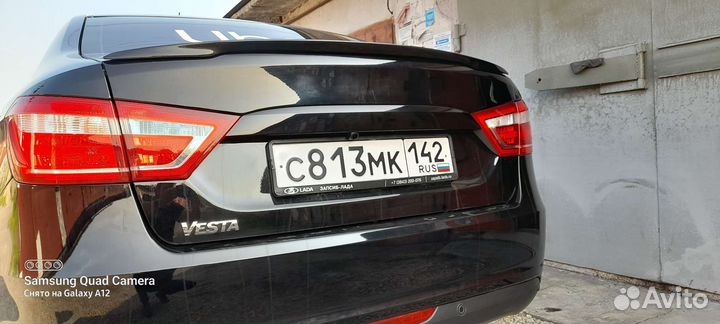 Лип спойлер Лада vesta