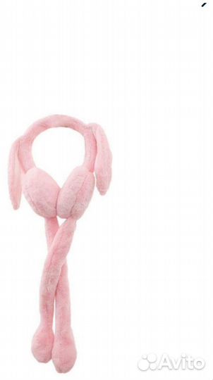 Меховые наушники с ушками