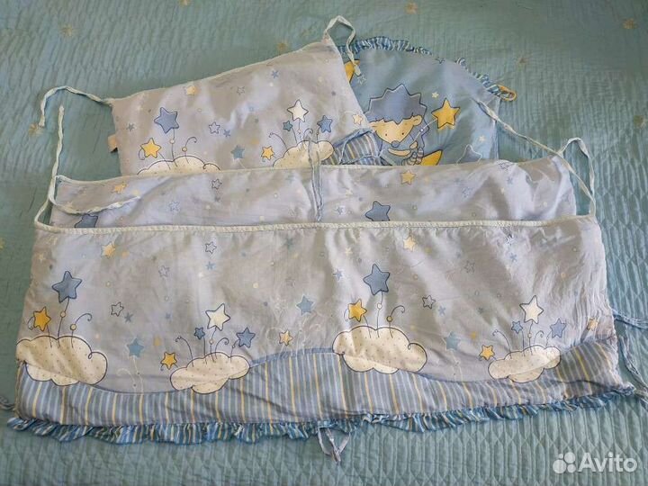 Бортики в детскую кроватку