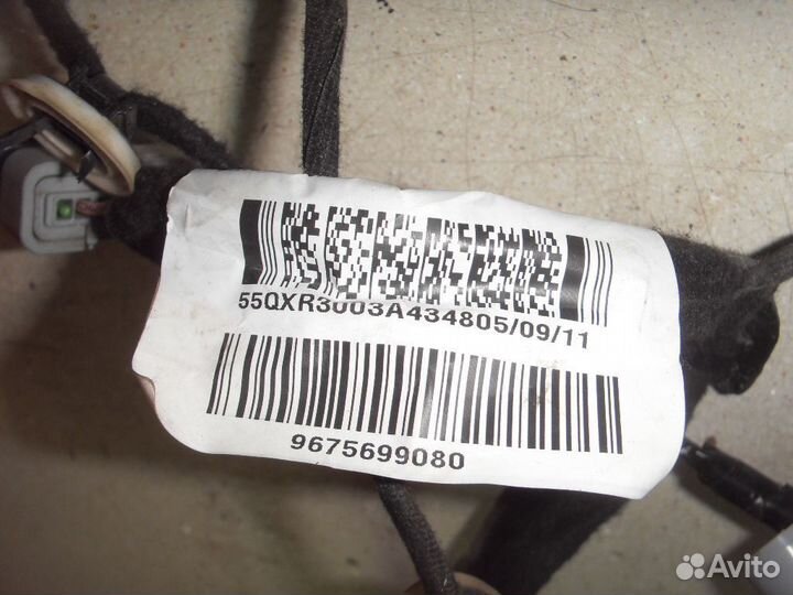 Проводка двери задней 9675699080 Citroen C4 II B7