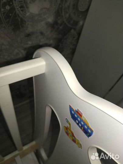 Детская кроватка маятник матрас