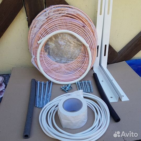 Медная труба для кондиционеров метрами и бухтами