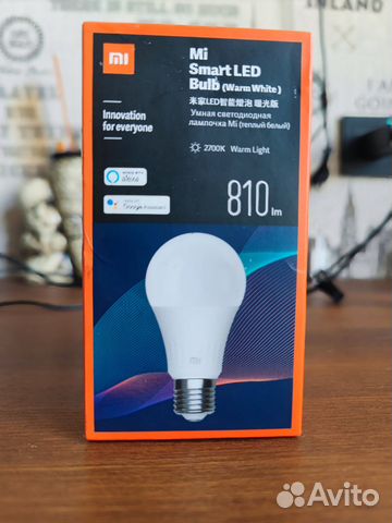 Умная лампочка xiaomi