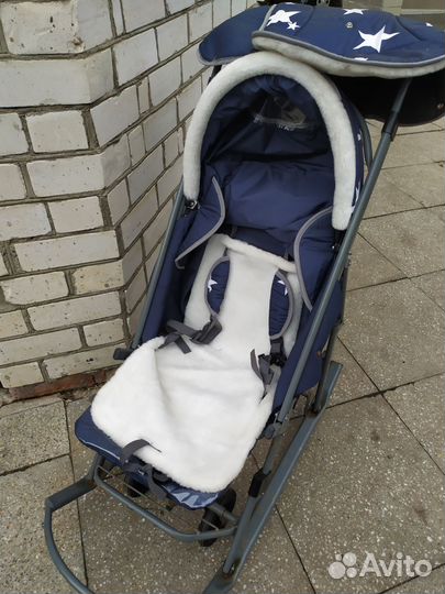 Детские санки коляска бу