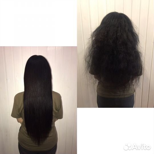 Кератиновое выпрямление волос