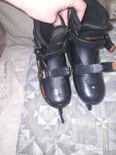 Коньки раздвижные 33-36
