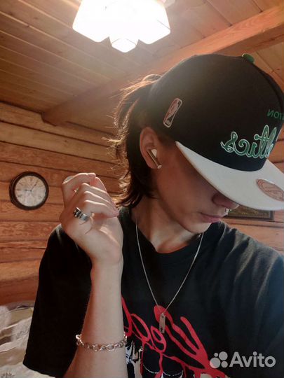 NBA Кепка, Cellics Boston, Mitchell Ness, оригинал