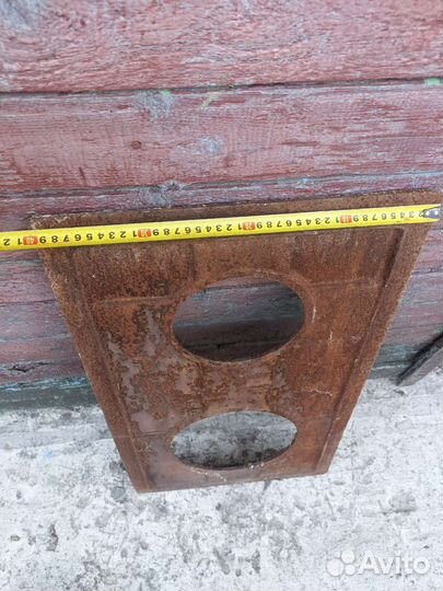 Плита чугунная для печи бу