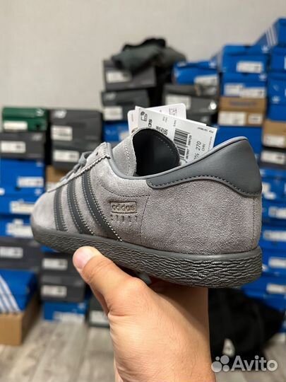 Кроссовки оригинал Adidas Stadt серые