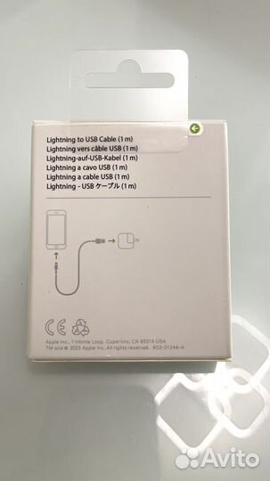 Кабель Apple USB-A / Lightning, 1м