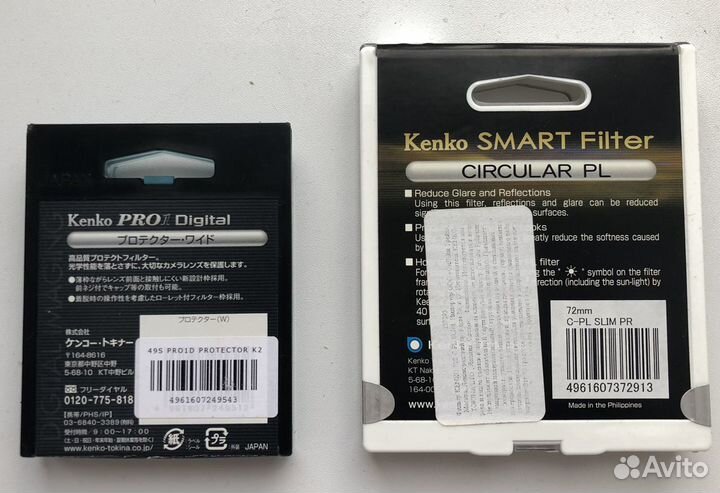 Фильтры Kenko 49, 72mm