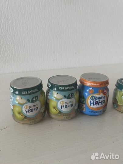 Пюре фрутоняня 8 банок