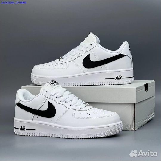 Nike Air Force 1 Black&White (Арт.52183)