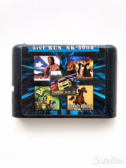 Картриджи 16 bit для Sega Mega Drive 2