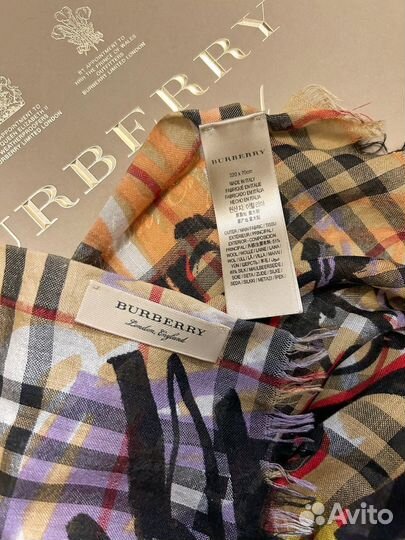 Шарф burberry женский