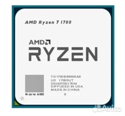 8 ядер 16 потоков Процессор amd ryzen 7 1700