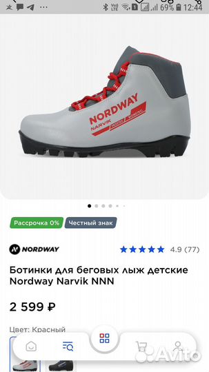 Лыжные ботинки