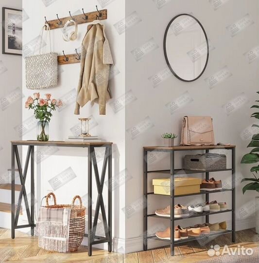 Полка обувная лофт 