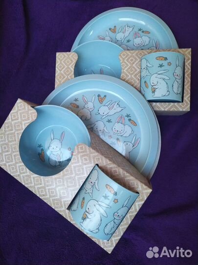 Подарочный набор детской посуды