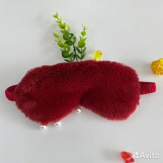 Плюшевая маска для сна,Новая