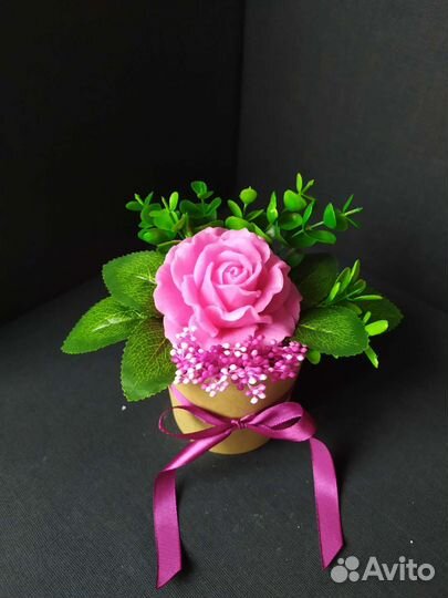 Мини букет из мыла