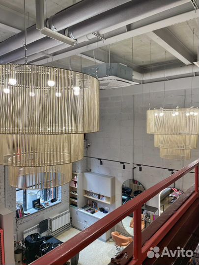 Абажур люстра макраме плетение больших размеров