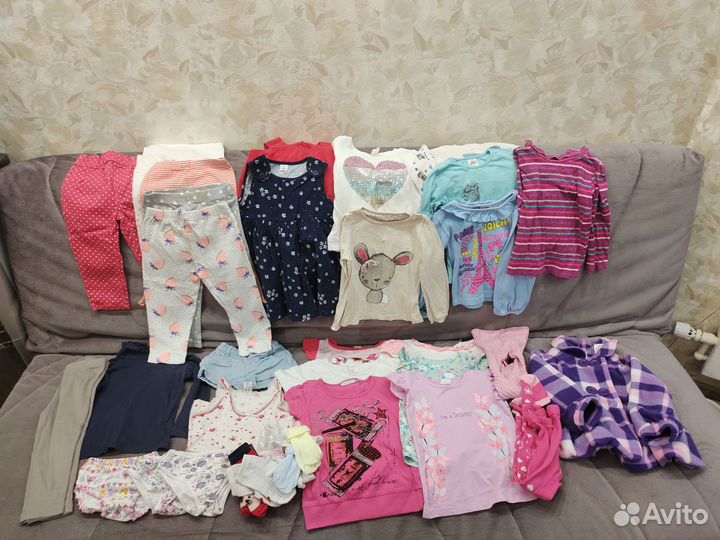 Пакет фирменных вещей на девочку